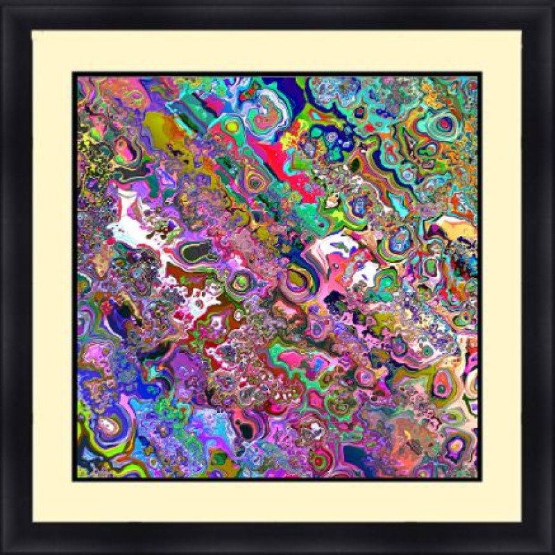 Abstract 30 x 30 Framed Available In Custom Sizes