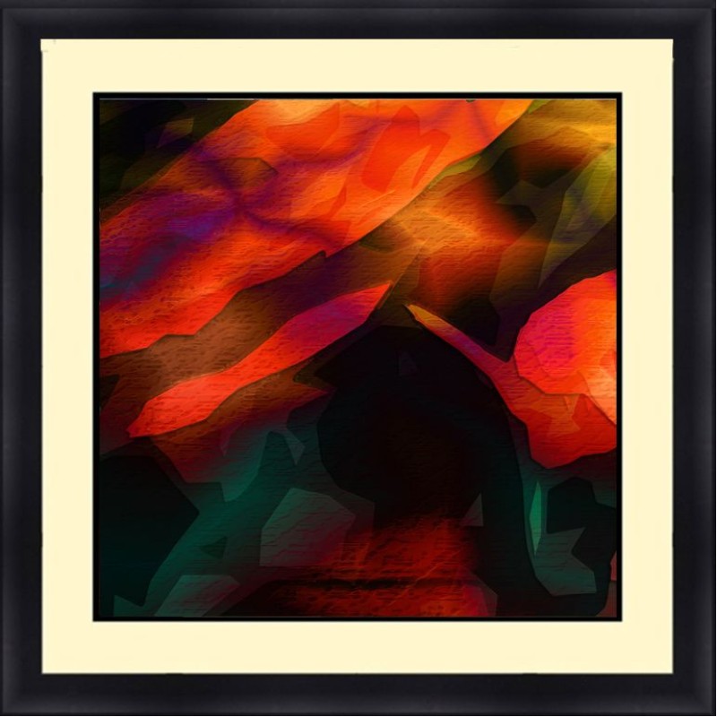 Abstract 30 x 30 Framed Available In Custom Sizes