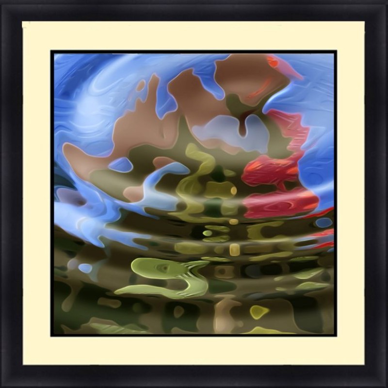 Abstract 30 x 30 Framed Available In Custom Sizes