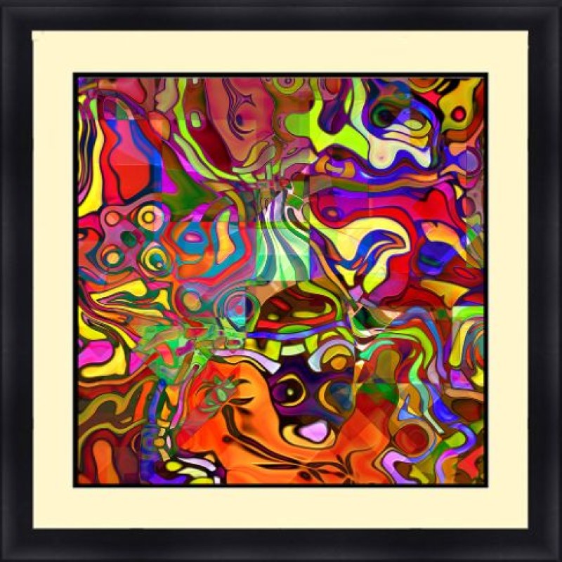 Abstract 30 x 30 Framed Available In Custom Sizes