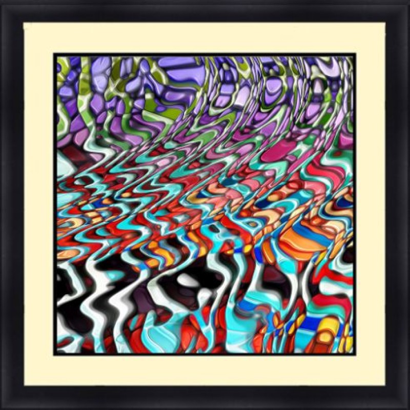 Abstract 30 x 30 Framed Available In Custom Sizes
