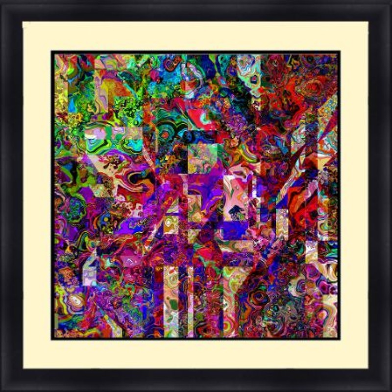 Abstract 30 x 30 Framed Available In Custom Sizes