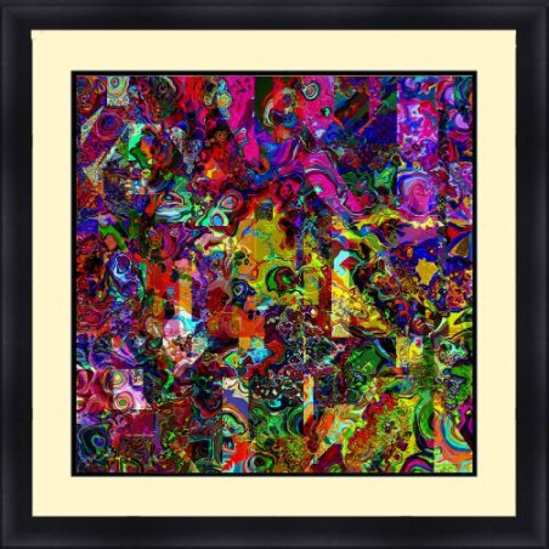 Abstract 30 x 30 Framed Available In Custom Sizes