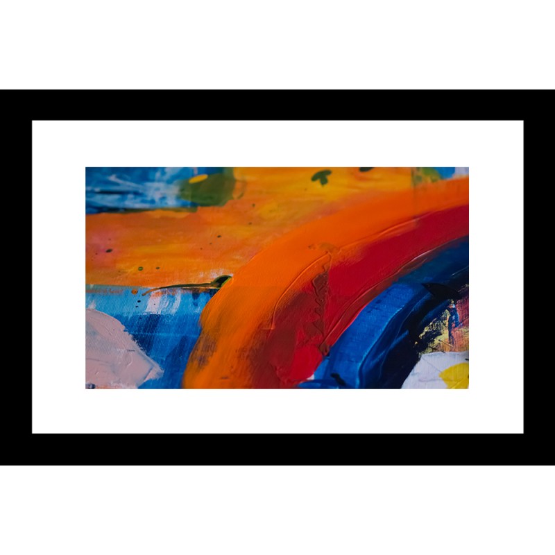 Abstract 24 X 36 Framed Available In Custom Sizes