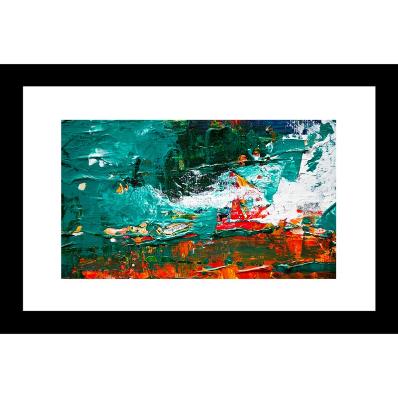 Abstract 24 X 36 Framed Available In Custom Sizes
