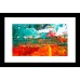 Abstract 24 X 36 Framed Available In Custom Sizes