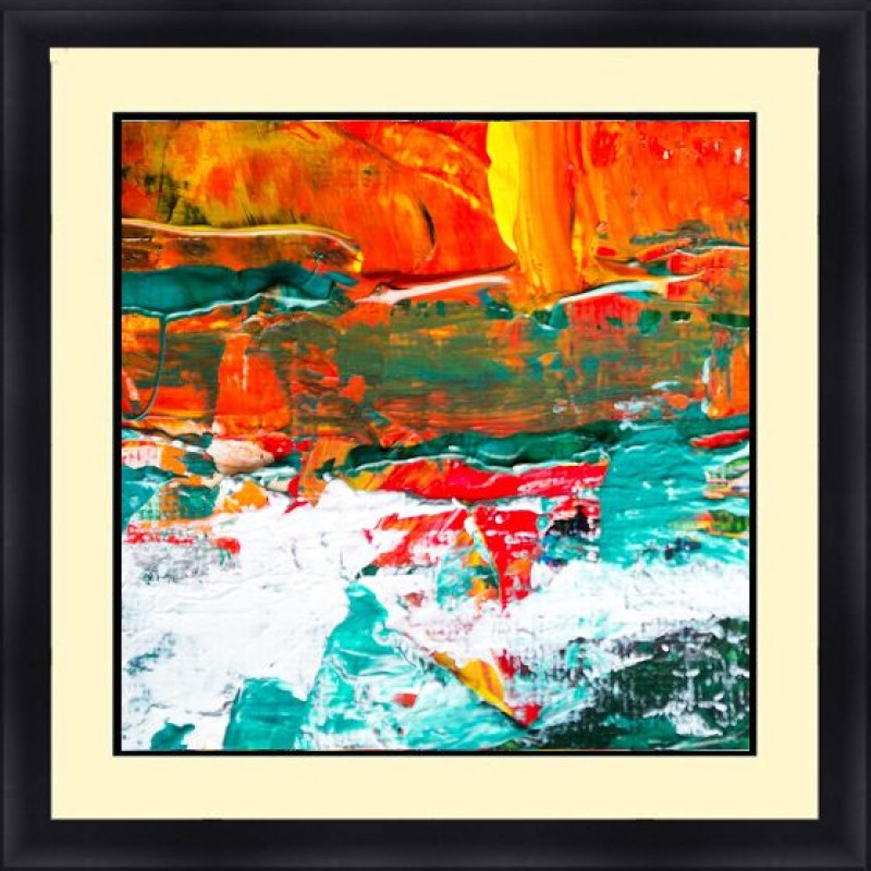 Abstract 30 x 30 Framed Available In Custom Sizes
