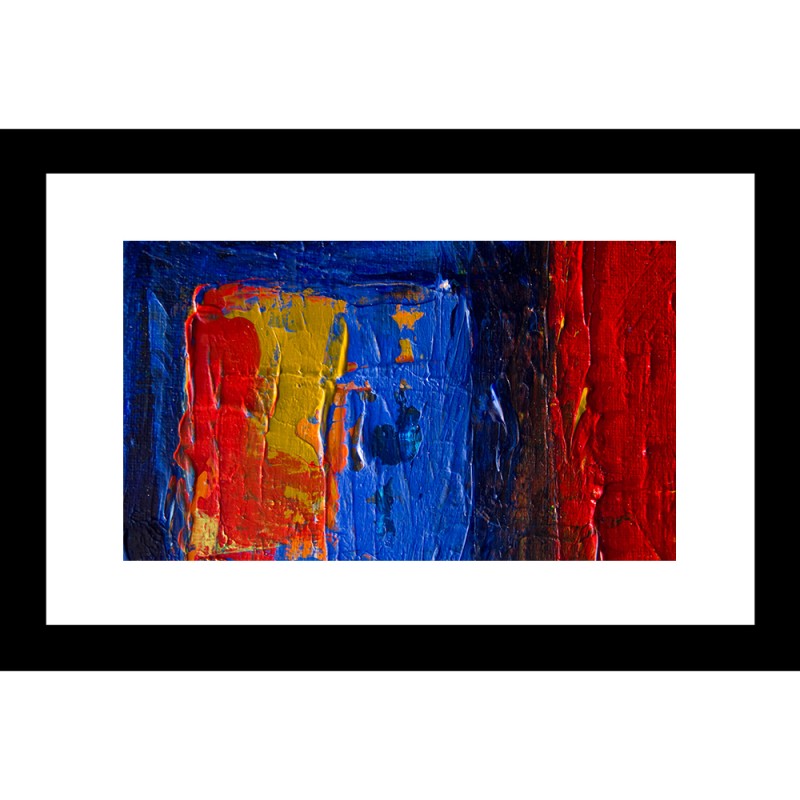 Abstract 24 X 36 Framed Available In Custom Sizes