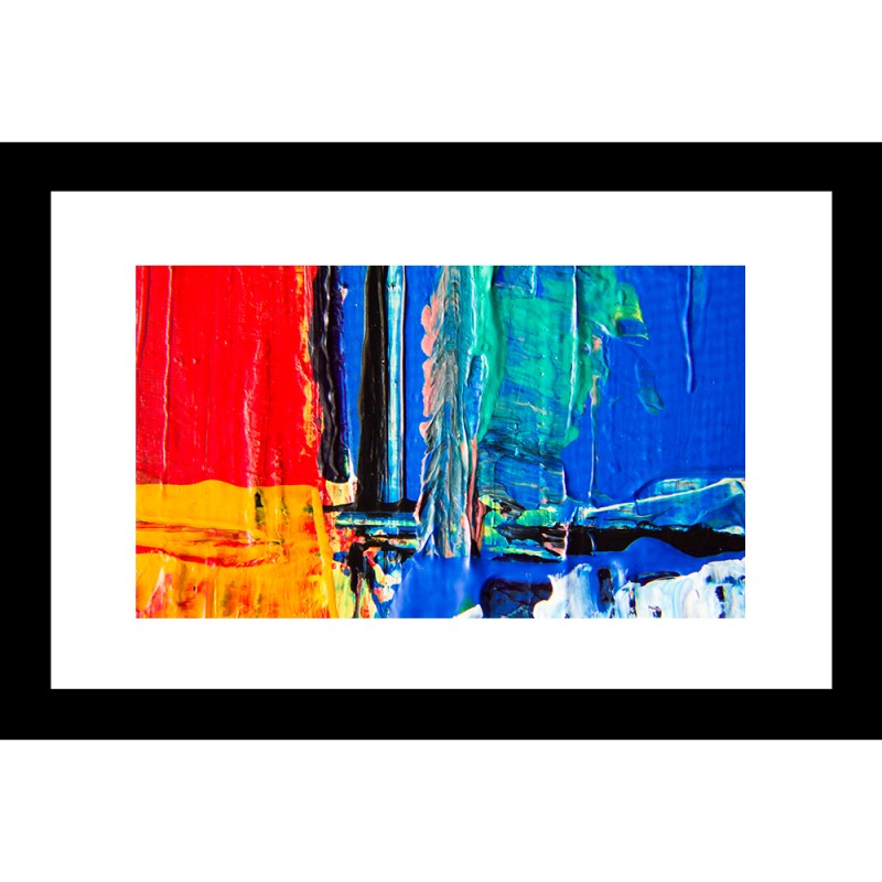 Abstract 24 X 36 Framed Available In Custom Sizes