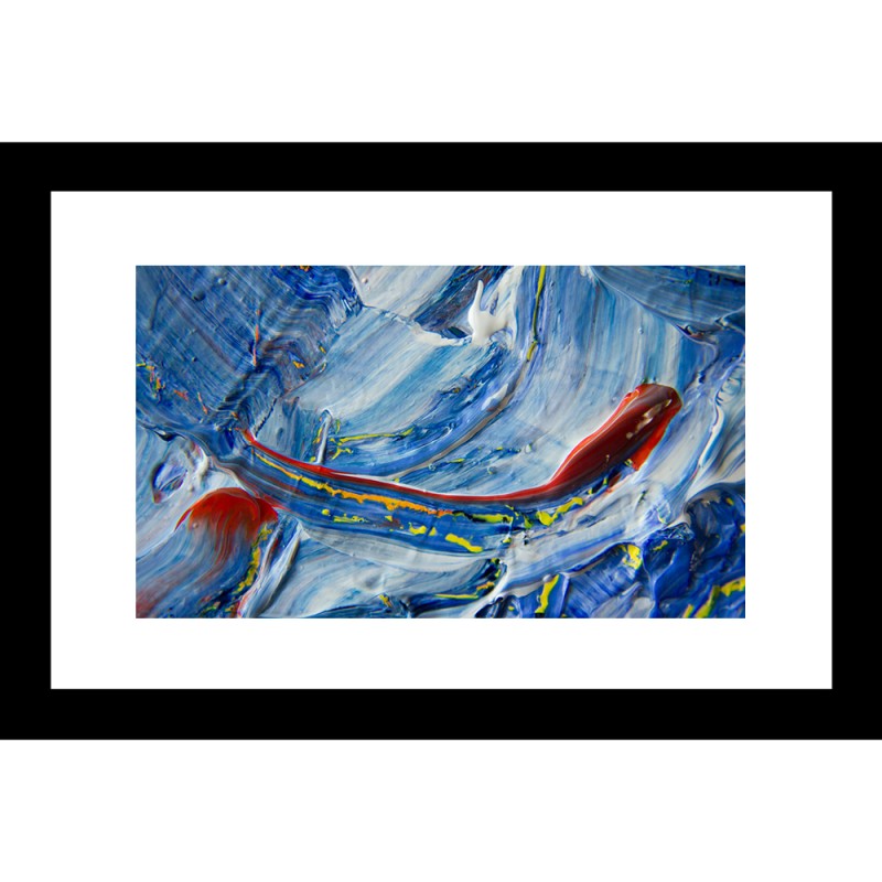 Abstract 24 X 36 Framed Available In Custom Sizes
