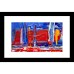 Abstract 24 X 36 Framed Available In Custom Sizes