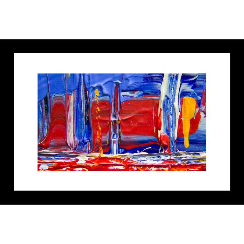 Abstract 24 X 36 Framed Available In Custom Sizes