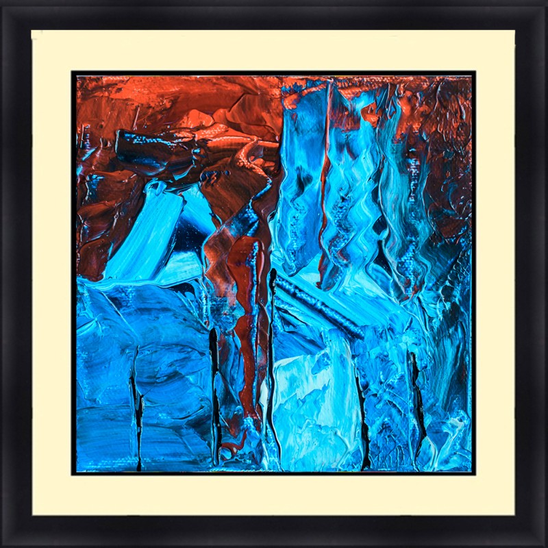 Abstract 30 x 30 Framed Available In Custom Sizes