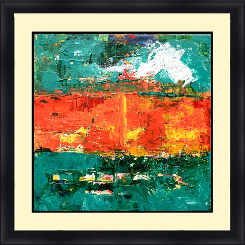 Abstract 30 x 30 Framed Available In Custom Sizes
