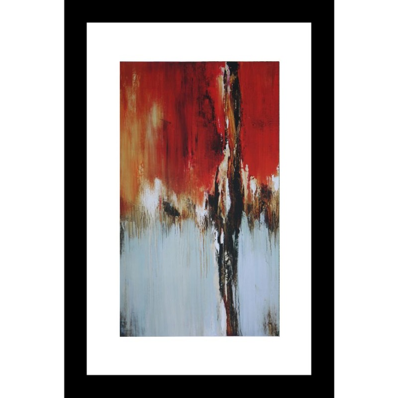 Abstract 24 X 36 Framed Available In Custom Sizes