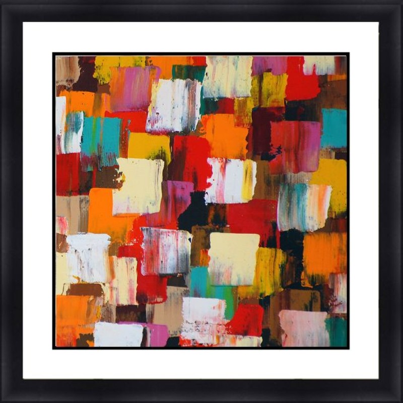 Abstract 30 x 30 Framed Available In Custom Sizes