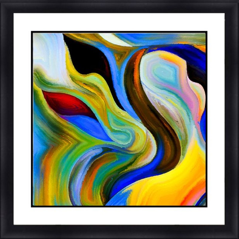 Abstract 30 x 30 Framed Available In Custom Sizes