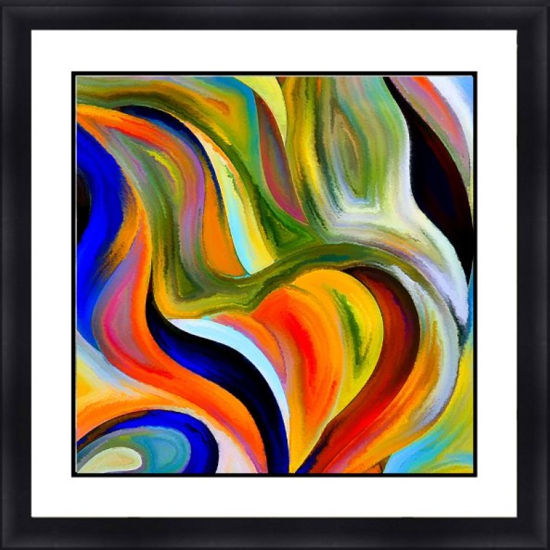 Abstract 30 x 30 Framed Available In Custom Sizes