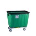 Fully Sewn Vinyl Basket Truck – 6 Bushel | All Metal Base | 3" Industrial Casters | LOG28786