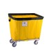 Vinyl Basket Truck with Antimicrobial Liner – 6 Bushel | Compact Healthcare Laundry Cart