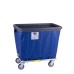 Vinyl Bumper Truck – 6 Bushel | 360° Wall Protection Laundry Cart (LOG28775)