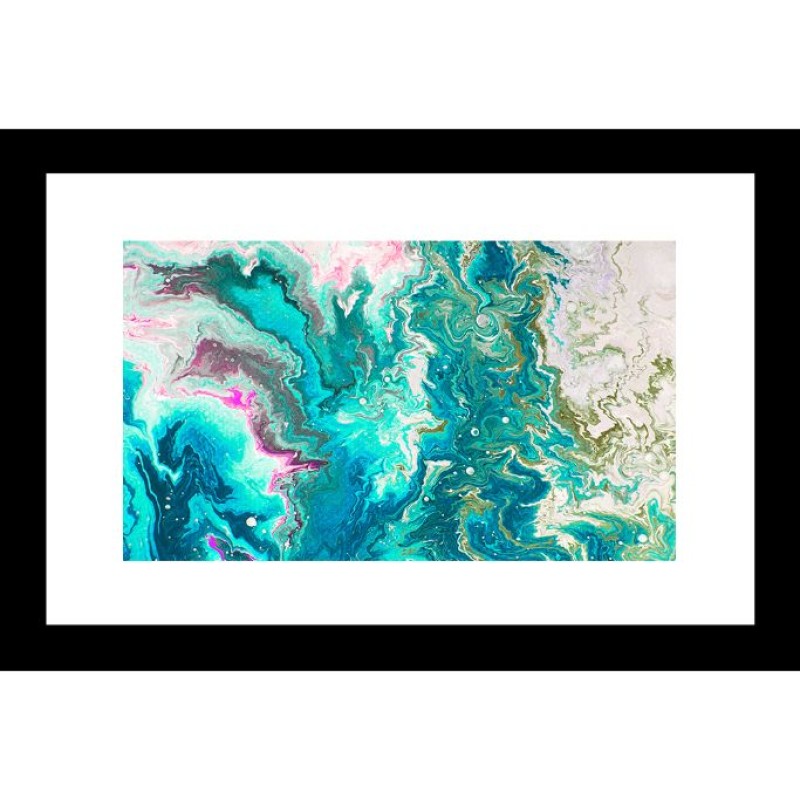 Abstract 24 X 36 Framed Available In Custom Sizes