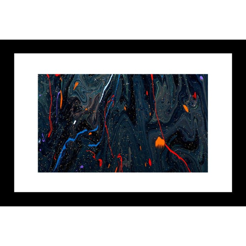 Abstract 24 X 36 Framed Available In Custom Sizes