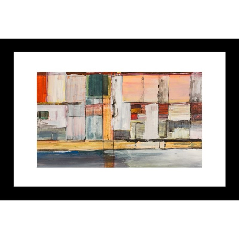 Abstract 24 X 36 Framed Available In Custom Sizes