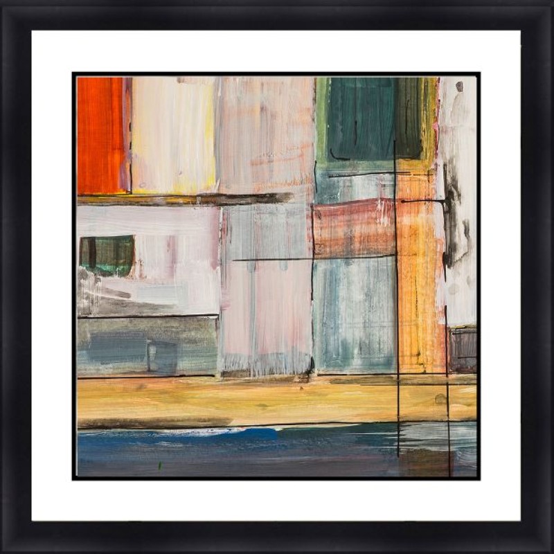Abstract 30 x 30 Framed Available In Custom Sizes
