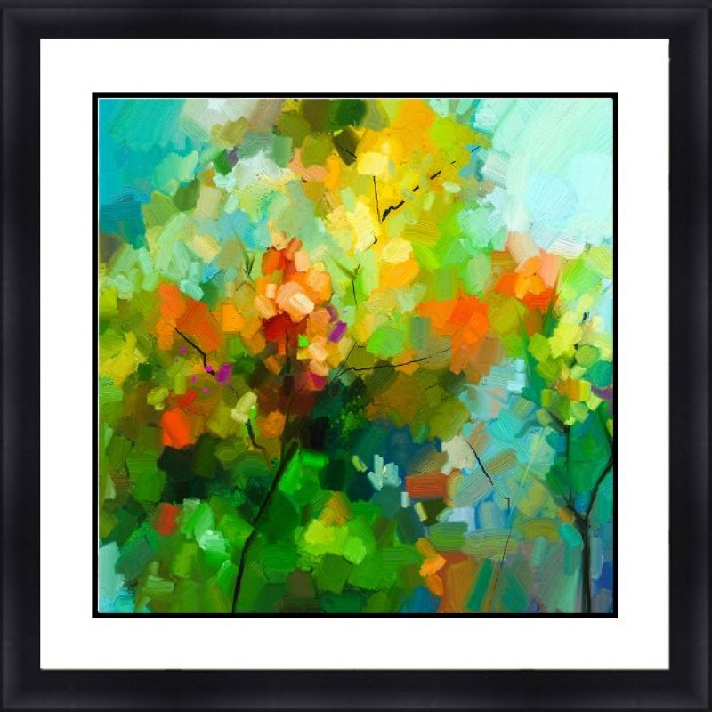 Abstract 30 x 30 Framed Available In Custom Sizes
