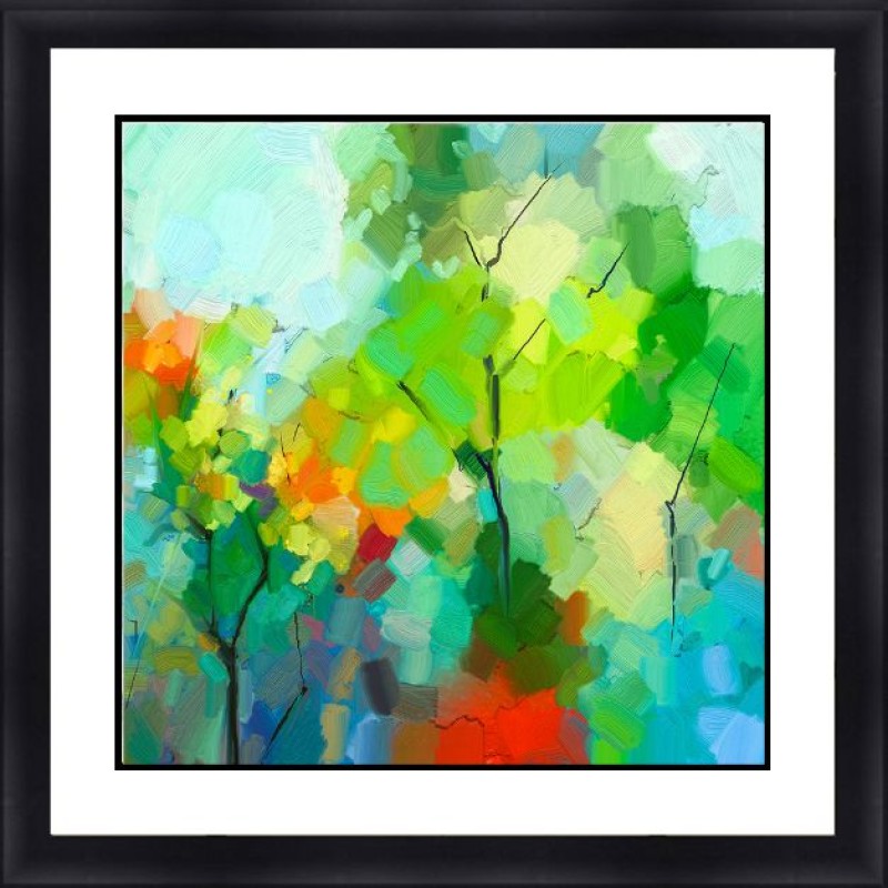 Abstract 30 x 30 Framed Available In Custom Sizes