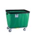 Fully Sewn Vinyl Basket Truck – 8 Bushel | All Metal Base | 3" Industrial Casters | LOG28787