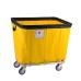 Vinyl Basket Truck with Antimicrobial Liner – 8 Bushel | Compact Healthcare Laundry Cart