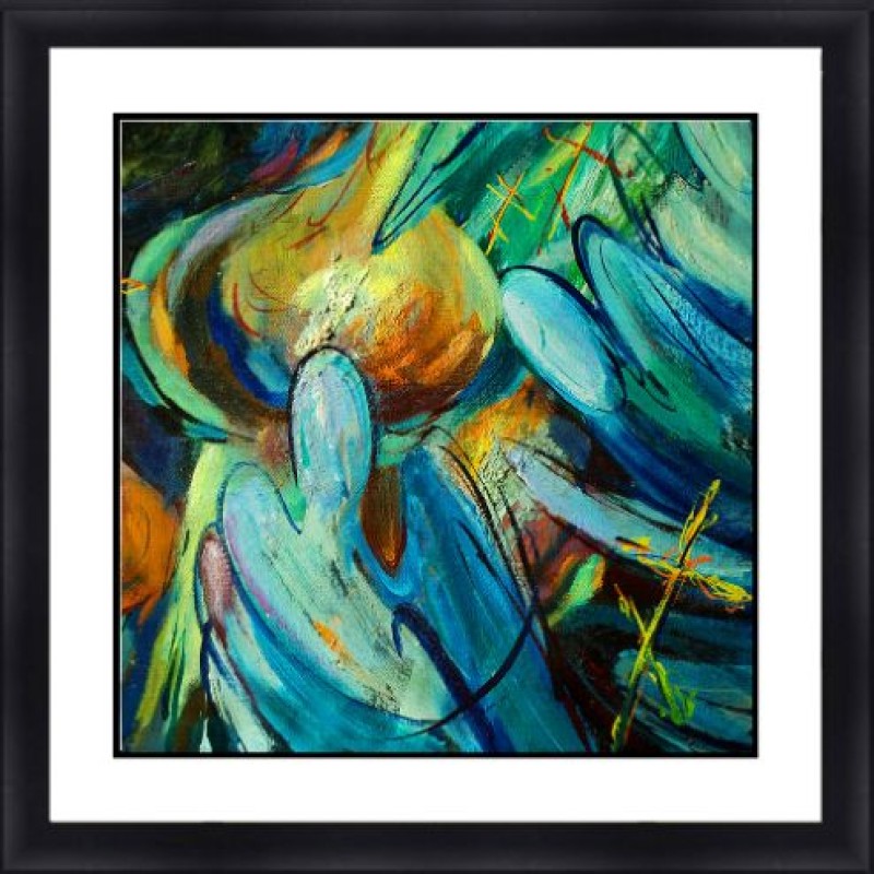 Abstract 30 x 30 Framed Available In Custom Sizes
