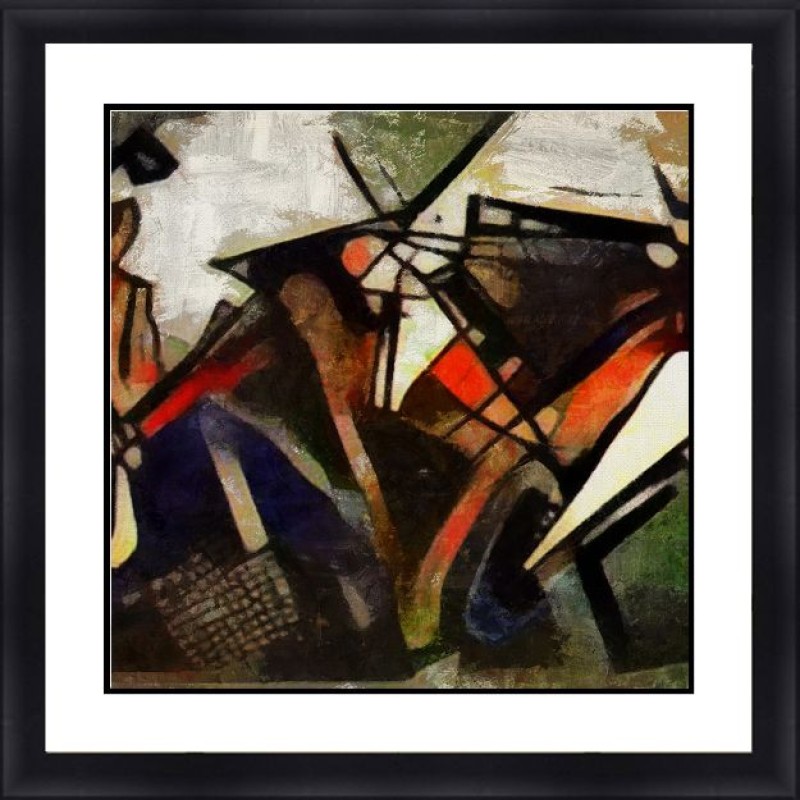 Abstract 30 x 30 Framed Available In Custom Sizes