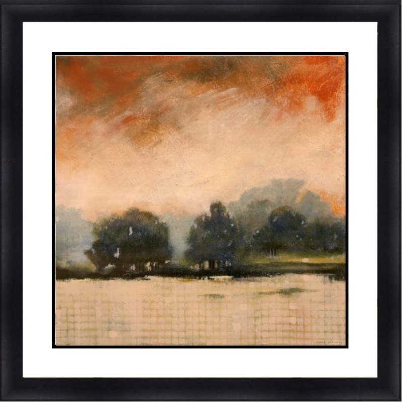 Abstract 30 X 30 Framed Available In Custom Sizes