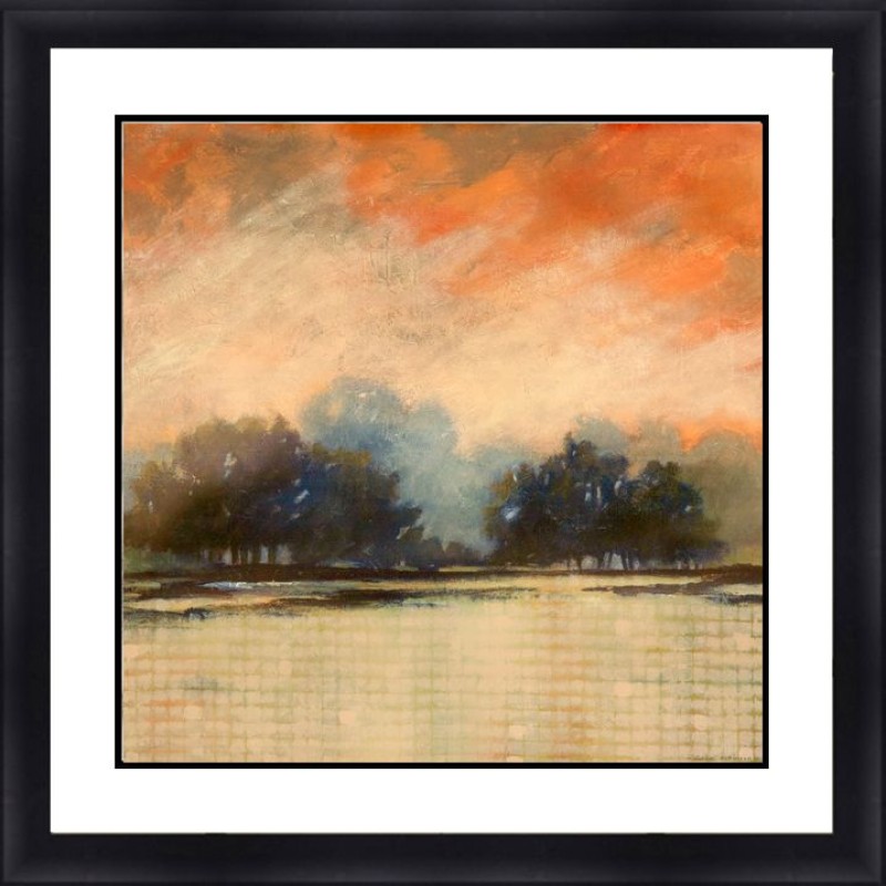 Abstract 30 X 30 Framed Available In Custom Sizes