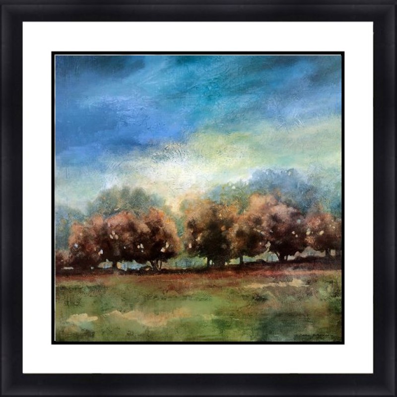 Abstract 30 X 30 Framed Available In Custom Sizes