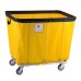 Vinyl Basket Truck with Antimicrobial Liner – 14 Bushel | Heavy-Duty Healthcare Laundry Cart