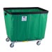 Fully Sewn Vinyl Basket Truck – 18 Bushel | All Metal Base | 5" Clean Wheel Casters | LOG28792