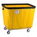 Vinyl Basket Truck with Antimicrobial Liner – 18 Bushel | Heavy-Duty Healthcare Laundry Cart