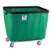 Fully Sewn Vinyl Basket Truck – 20 Bushel | All Metal Base | 5" Clean Wheel Casters | LOG28793