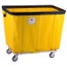 Vinyl Basket Truck with Antimicrobial Liner – 20 Bushel | Extra-Large Healthcare Laundry Cart