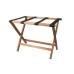 Wooden Luggage Rack #451 – Natural Finish with Black Nylon Straps (25” x 16” x 20”)