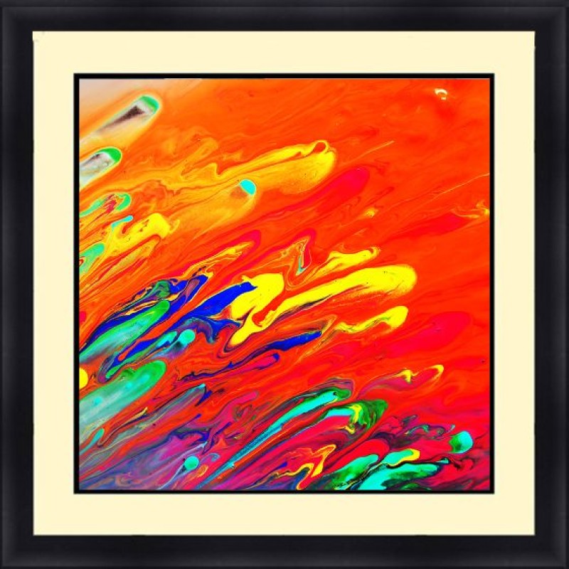 Abstract 30 x 30 Framed Available In Custom Sizes