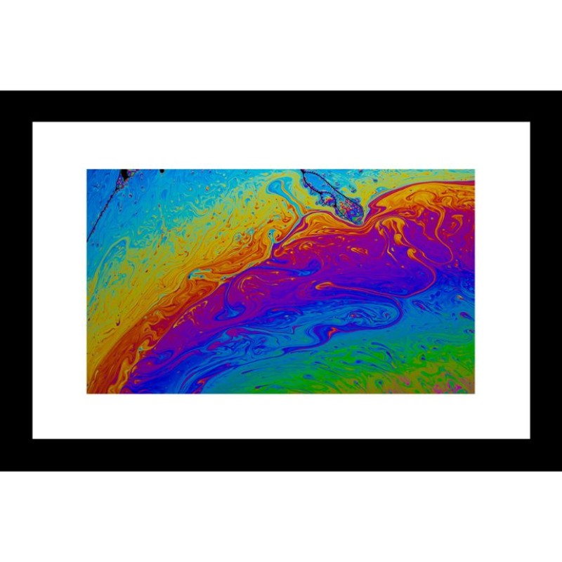 Abstract 24 X 36 Framed Available In Custom Sizes