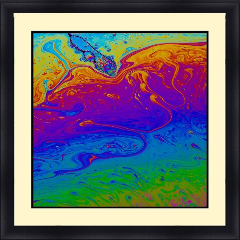 Abstract 30 x 30 Framed Available In Custom Sizes