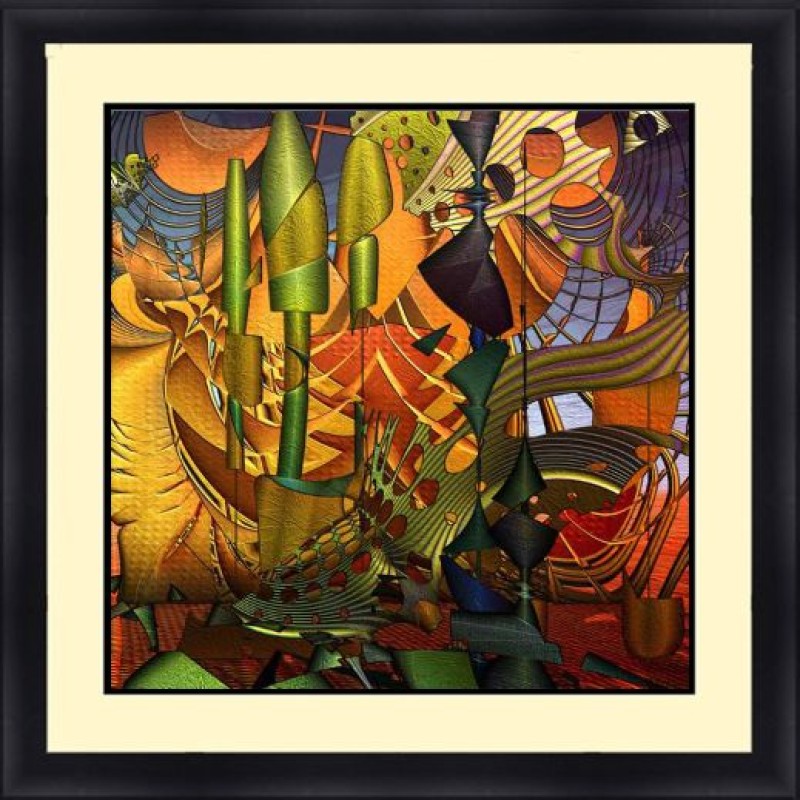 Abstract 30X30 Framed Available In Custom Sizes