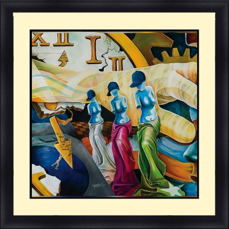 Abstract 30 x 30 Framed Available In Custom Sizes