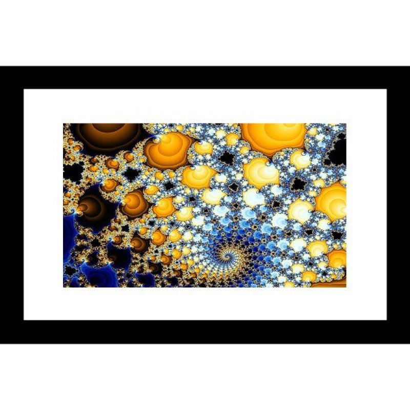 Abstract 24 X 36 Framed Available In Custom Sizes